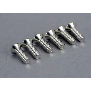 Screws, 2.6x8mm countersunk machine (6), TRX5169