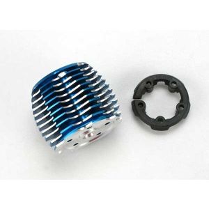 Cooling head, PowerTune (machined aluminum, blue-anodized) (, TRX5237