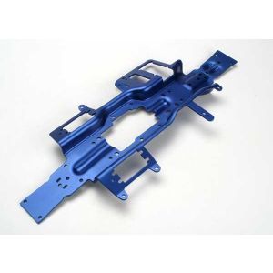 Chassis, Revo (3mm 6061-T6 aluminum) (anodized blue), TRX5322