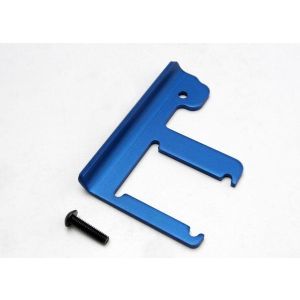 Chassis brace, Revo (3mm 6061-T6 aluminum) (blue-anodized)/, TRX5361