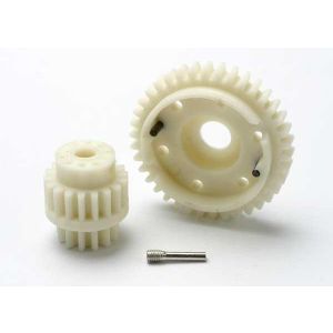 Gear set, 2-speed wide ratio (2nd speed gear 38T, 13T-18T in, TRX5384