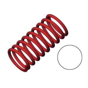 Spring, shock (red) (GTR) (2.9 rate white) (std. front 90mm), TRX5436