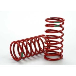 Spring, shock (red) (GTR) (3.5 rate green) (std. rear 90mm), TRX5438