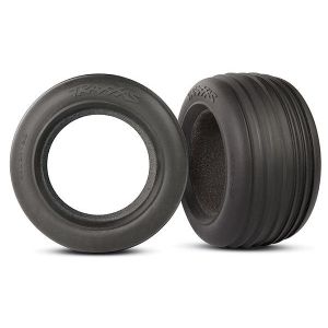 Tires, ribbed 2.8 (2)/ foam inserts (2), TRX5563