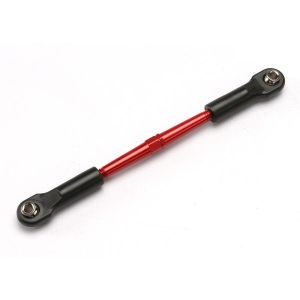 Turnbuckle, aluminum (red-anodized), front toe link, 61mm (1, TRX5595