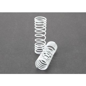 Springs, front (white) (progressive rate) (2), TRX5857