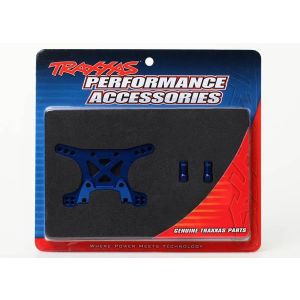 Shock tower, front, 7075-T6 aluminum (blue-anodized), TRX6440