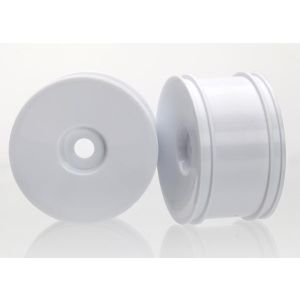 Wheels, dished (white, dyeable) (rear) (2), TRX6472