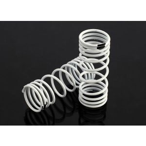 Springs, front (white) (progressive rate) (2), TRX6857