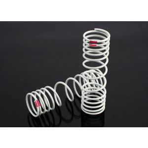 Springs, rear (progressive, +10% rate, pink) (2), TRX6867