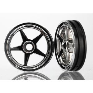 Wheels, 5-spoke (chrome) (front) (2), TRX6974