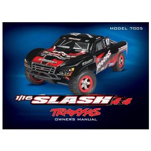 Owners manual, 1/16 Slash 4WD (model 7005), TRX7097