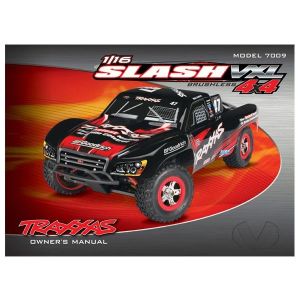 Owners Manual, 1/16 Slash 4Wd, TRX7098