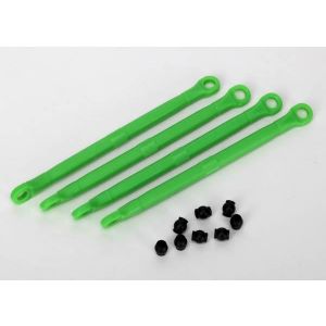 Toe link, front & rear (molded composite) (green) (4)/ hollo, TRX7138G