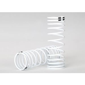 Springs, front (white) (progressive rate) (2), TRX7458