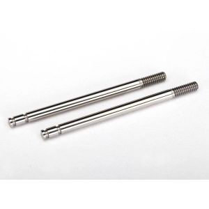 Shock shafts, steel, Chrome finish, TRX7663