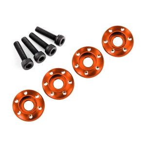 Wheel nut washer, machined aluOrange, TRX7668X