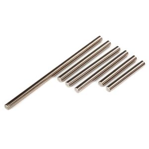 Suspension pin set, front or rear corner (hardened steel), 4, TRX7740