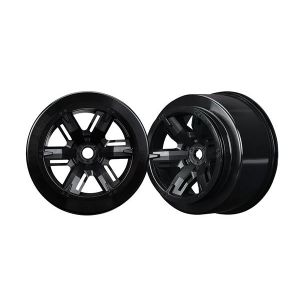 Wheels, X-Maxx, black (left and right), TRX7771