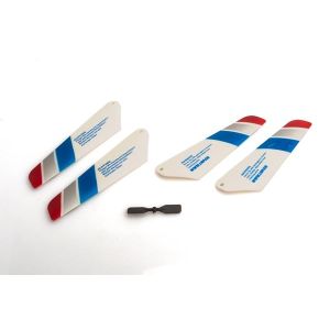 Rotor blades (4 pcs) incl. Tail rotor - LRP LaserHornet 2.4, 222152