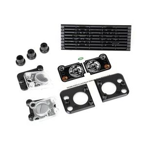 Grill, Land Rover Defender/ grill mount (3)/ headlight housi, TRX8013