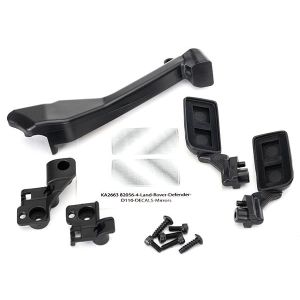Mirrors, side (left & right)/ snorkel/ mounting hardware, TRX8020