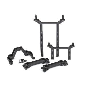 Body mounts & posts, front & rear (complete set), TRX8215