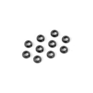 Alu Conical Shim 3X6X2.0mm - Black (10), X362280-K