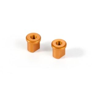 ALU ECCENTRIC BUSHING 0.0MM - ORANGE (2), X372316-O