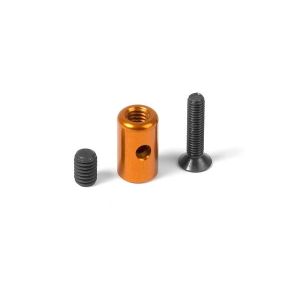 ALU EXHAUST WIRE MOUNT - ORANGE, X338741