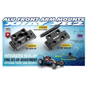 ALU FRONT LOWER ARM MOUNT - SWISS 7075 T6, X322310