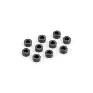 ALU SHIM 3x6x3.0MM - BLACK (10), X303125-K