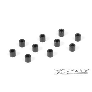 ALU SHIM 3x6x6.0MM - BLACK (10), X303128-K