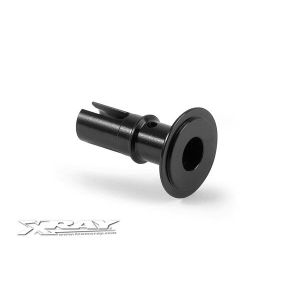 Alu T6 Diff Long Output Shaft - Hard Coated - Black, X305012-K