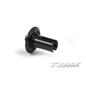 Alu T6 Diff Short Output Shaft - Hard Coated - Black, X305022-K