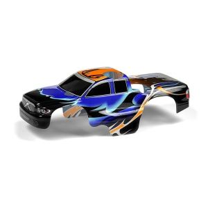 Body 1:18 Nitro Mt Painted & Trimmed Dragonfire Blue, X389764