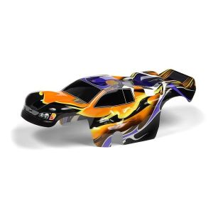 Body 1:18 Nitro Truck Painted & Trimmed Dragonfire Orange, X389771