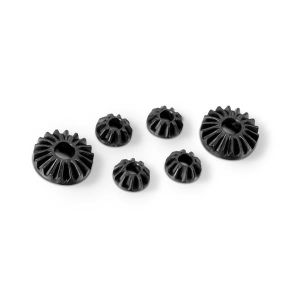 GRAPHITE GEAR DIFF BEVEL & SATELLITE GEARS (2+4) - LOWER, X304932