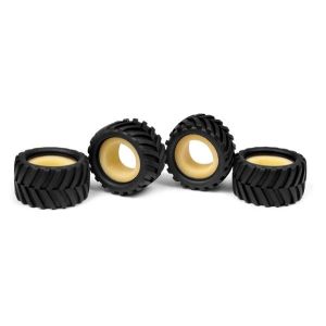 Micro Monster Truck Tire & Insert Chevron (4+4), X389621
