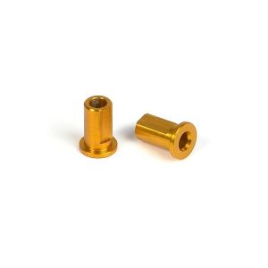 T2 Alu Nut For Susp. Holder - Orange (2), X302033-O