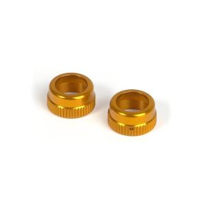 T2 Alu Shock Cap-Nut With Vent Hole - Orange (2), X308352-O