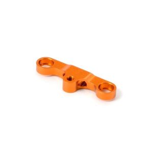 T4'14 ALU STEERING PLATE 8.5MM FOR DUAL SERVO SAVER - ORANGE, X302547-O