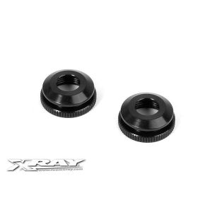 XB9 ALU SHOCK BODY NUT FOR SHOCK BOOT (2), X358142