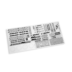 Xray M18 Sticker For Body White, X397340