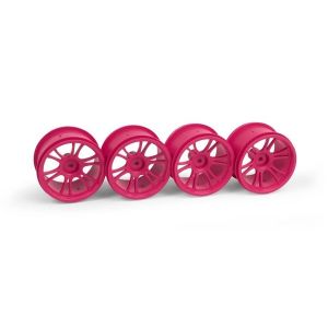 Xray M18MT Starburst Wheels Pink (4), X389948