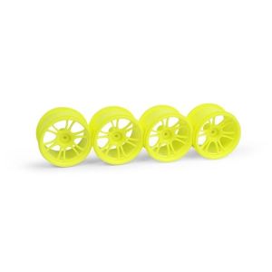 Xray M18MT Starburst Wheels Yellow (4), X389949