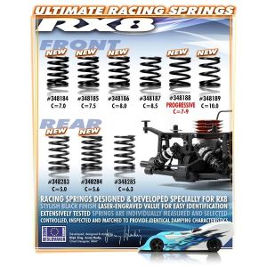 XRAY SPRING-SET C=5.0 - REAR (2), X348283