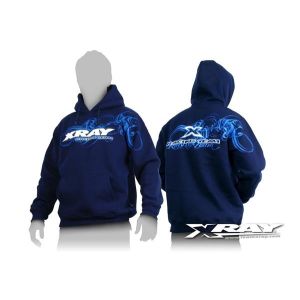 Xray Sweater Hooded - Blue (XXXl), X395500XXXL