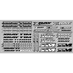 Xray T1M Sticker For Body White, X397329