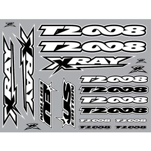 Xray T2'008 Sticker For Body White, X397323